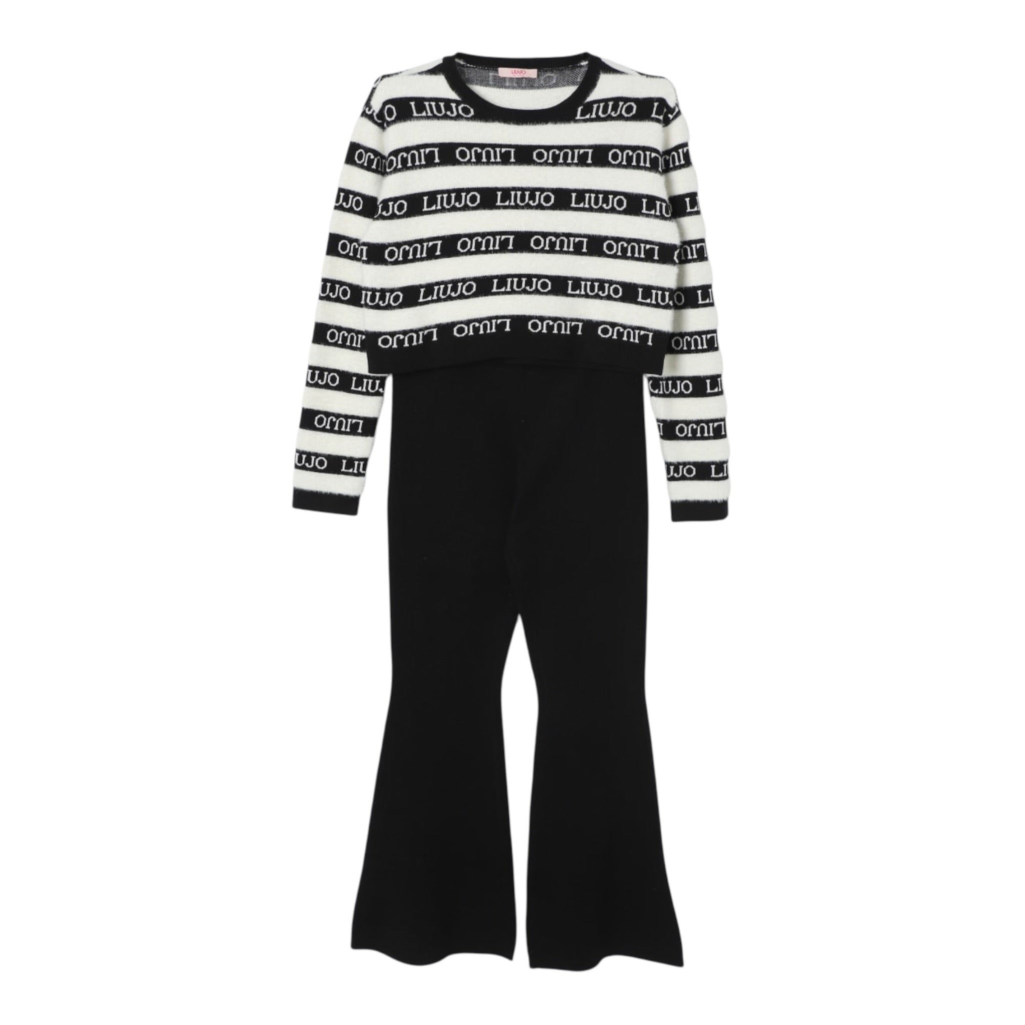 Liu Jo Completo 2 Pezzi Maglia-Pantalone Nero per Bambina GF4135MA07 NERO LIU JO 