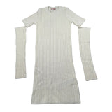 Liu Jo Abito Mezza Manica tinta unita con Manicotti Panna per Bambina GF5028 PANNA LIU JO 