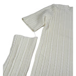 Liu Jo Abito Mezza Manica tinta unita con Manicotti Panna per Bambina GF5028X PANNA LIU JO 