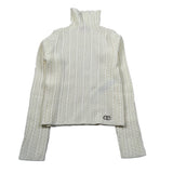 Liu Jo Maglia Collo Alto tinta unita Panna per Bambina GF5031 PANNA LIU JO 
