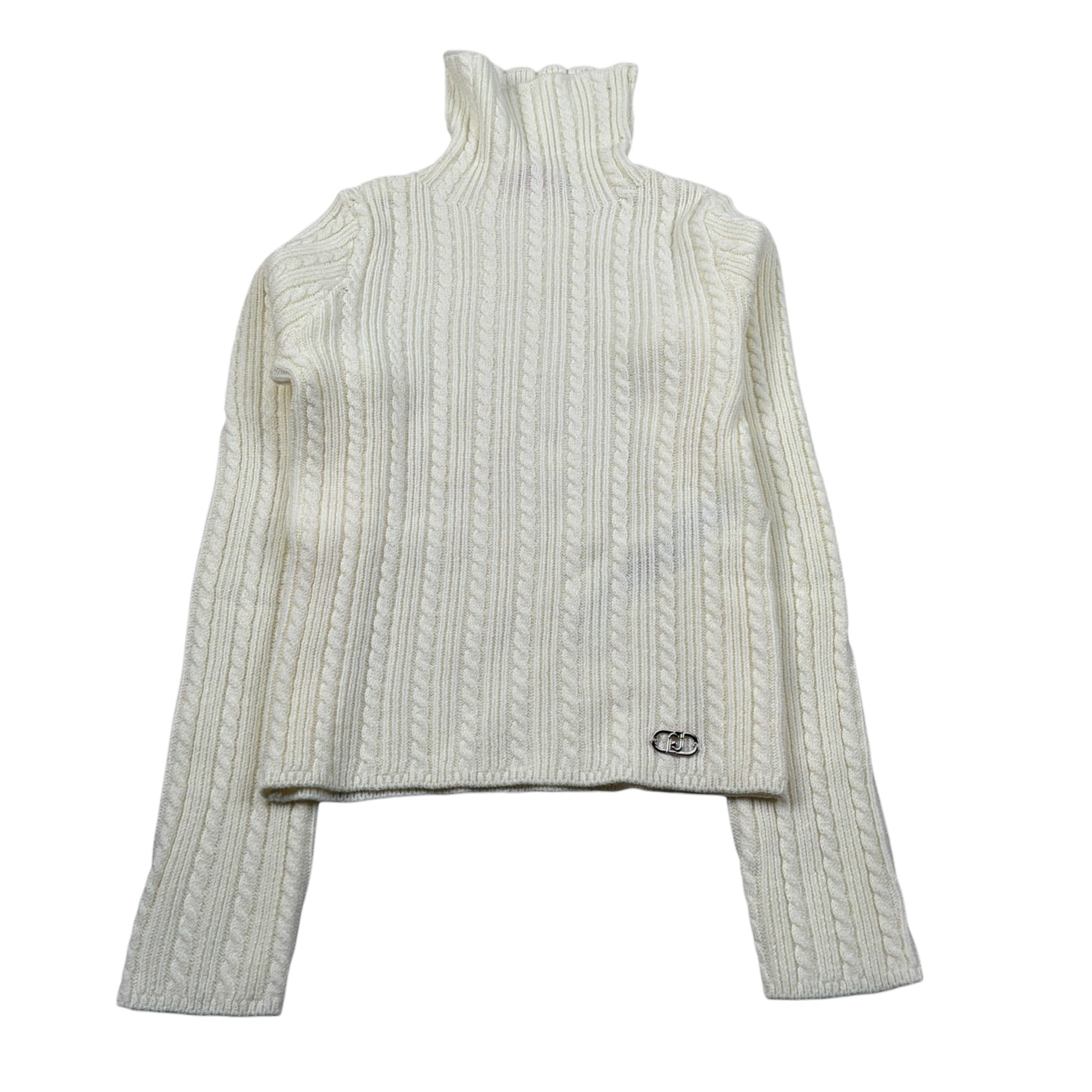 Liu Jo Maglia Collo Alto tinta unita Panna per Bambina GF5031 PANNA LIU JO 