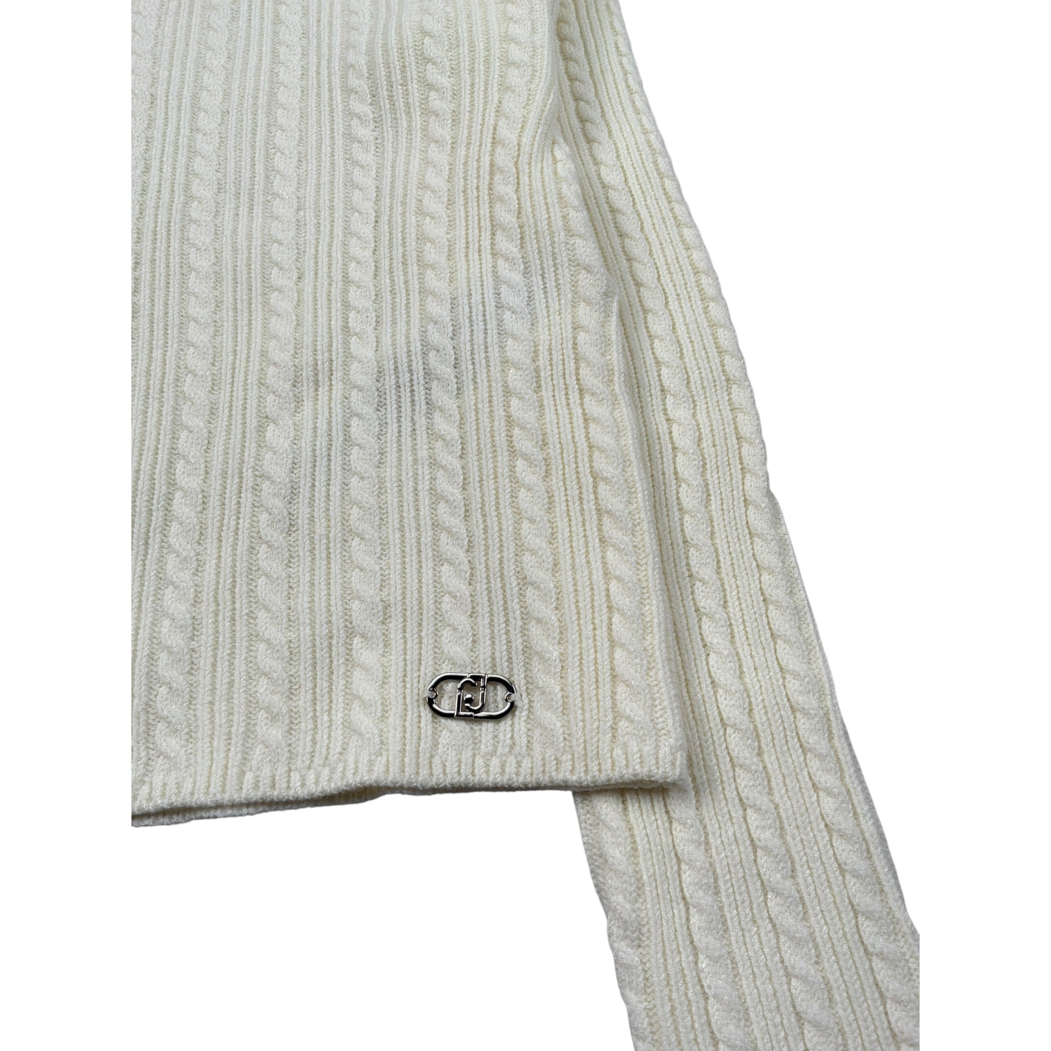 Liu Jo Maglia Collo Alto tinta unita Panna per Bambina GF5031 PANNA LIU JO 