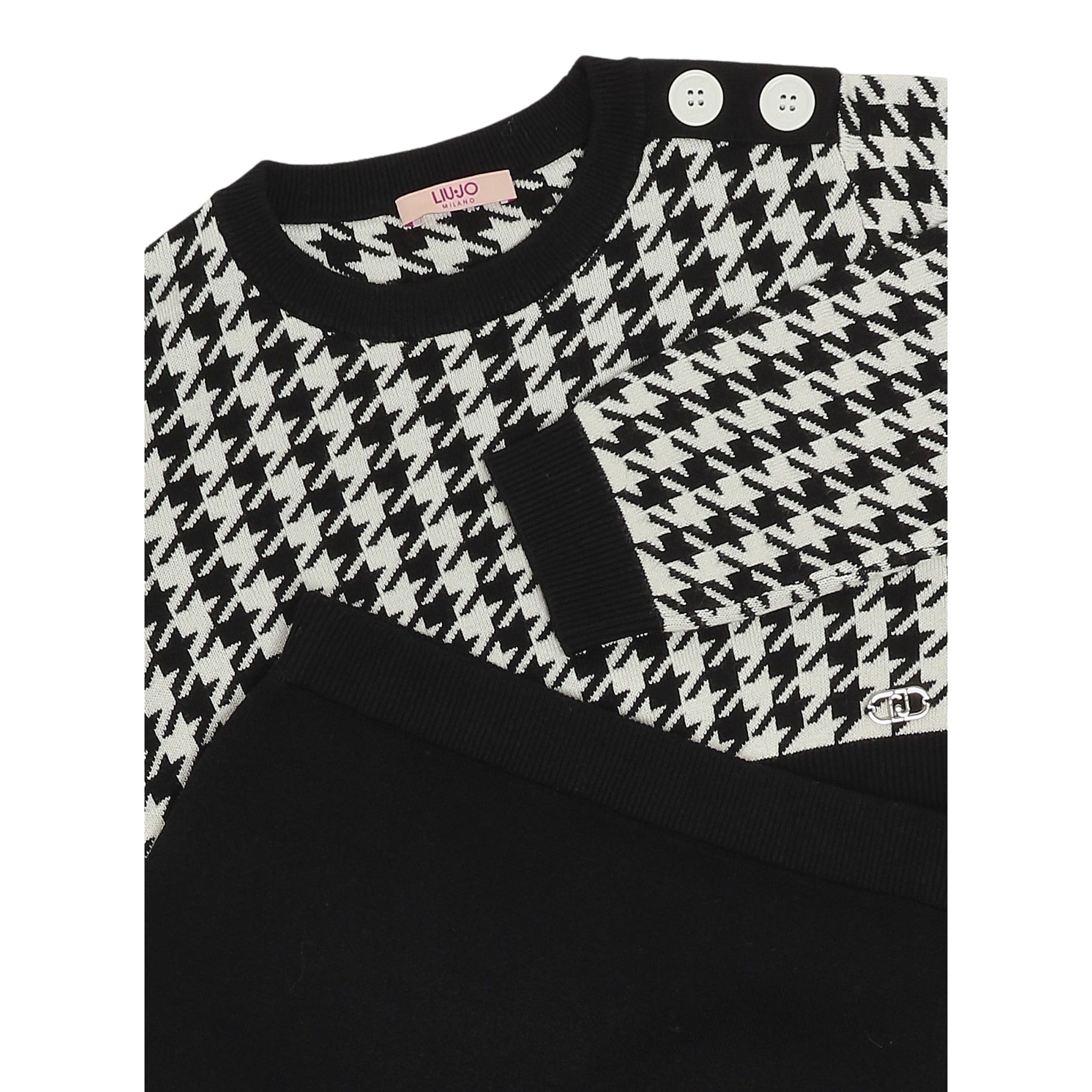 Liu Jo Completo 2 Pezzi Maglia-Gonna Bianco/Nero per Bambina GF5032XXX BIANCO/NERO LIU JO 