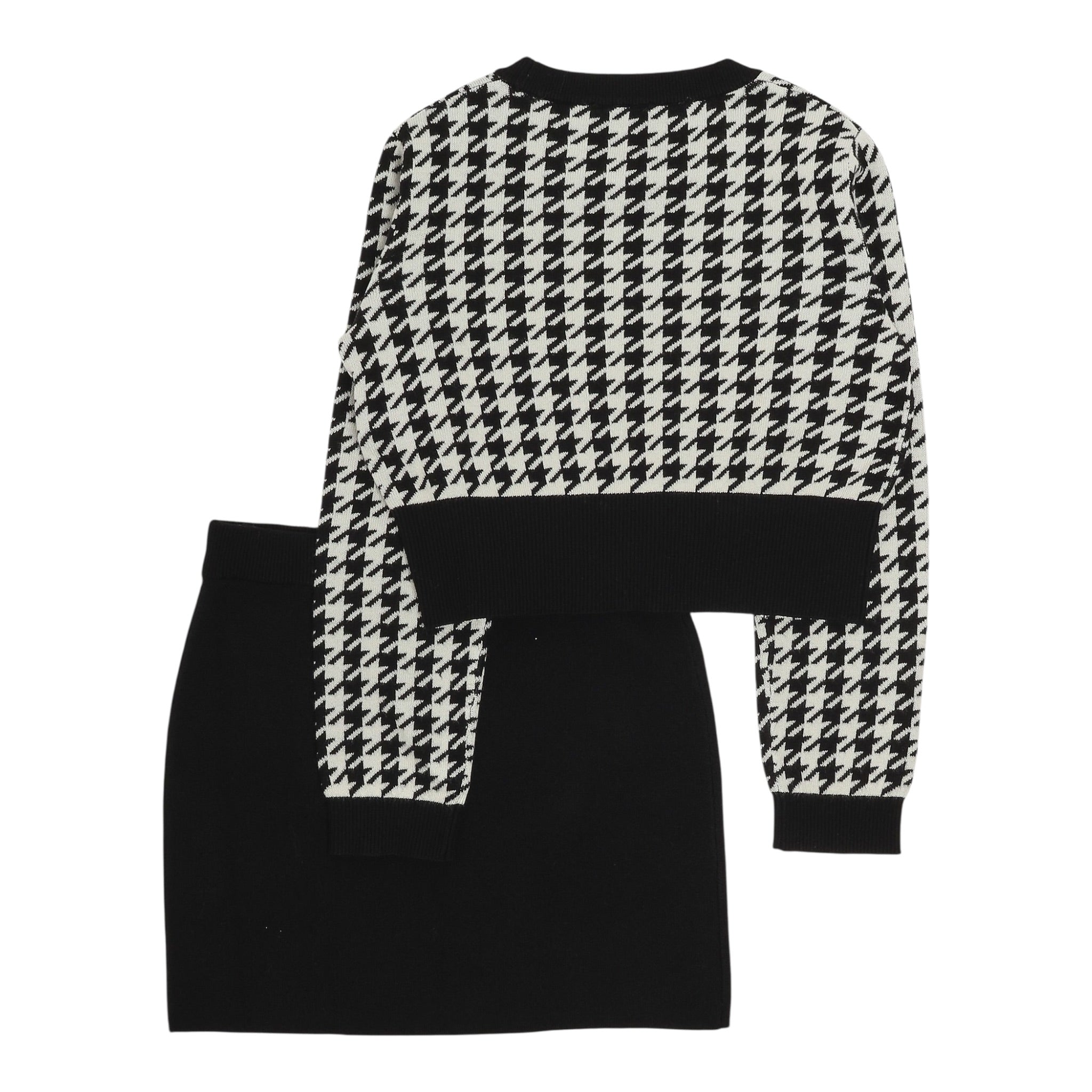 Liu Jo Completo 2 Pezzi Maglia-Gonna Bianco/Nero per Bambina GF5032XXXXXXX BIANCO/NERO LIU JO 