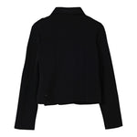 Liu Jo Giubbino tinta unita con Zip Nero per Bambina GF5036 NERO LIU JO 