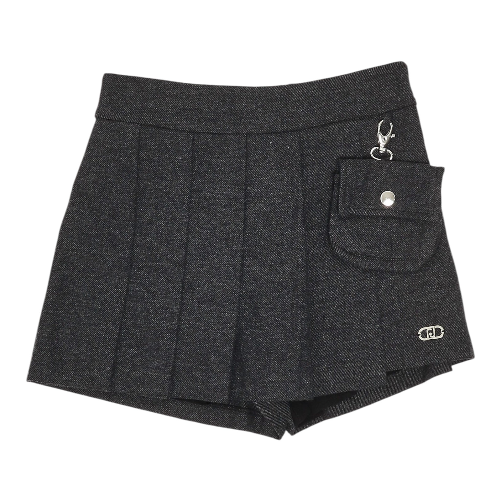 Liu Jo Short tinta unita con Elastico In Vita Grigio per Bambina GF5048X GRIGIO LIU JO 
