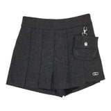 Liu Jo Short tinta unita con Elastico In Vita Grigio per Bambina GF5048XX GRIGIO LIU JO 