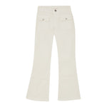 Liu Jo Jeans tinta unita Modello Zampa Panna per Bambina GF5050 PANNA LIU JO 