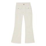 Liu Jo Jeans tinta unita Modello Zampa Panna per Bambina GF5050 PANNA LIU JO 