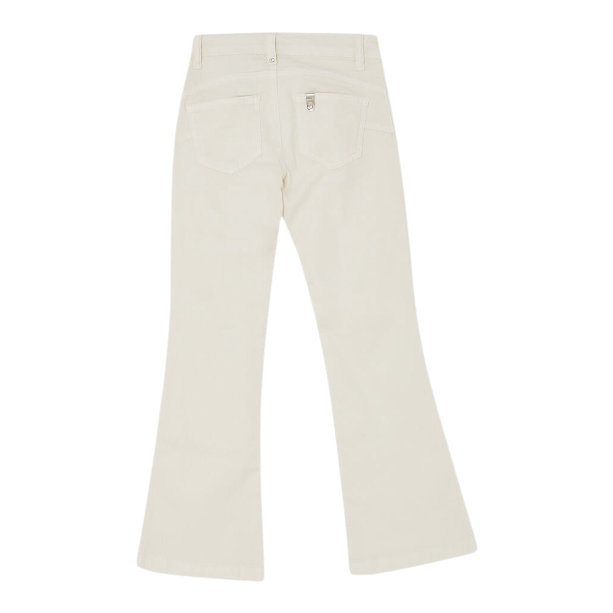 Liu Jo Jeans tinta unita Modello Zampa Panna per Bambina GF5050 PANNA LIU JO 