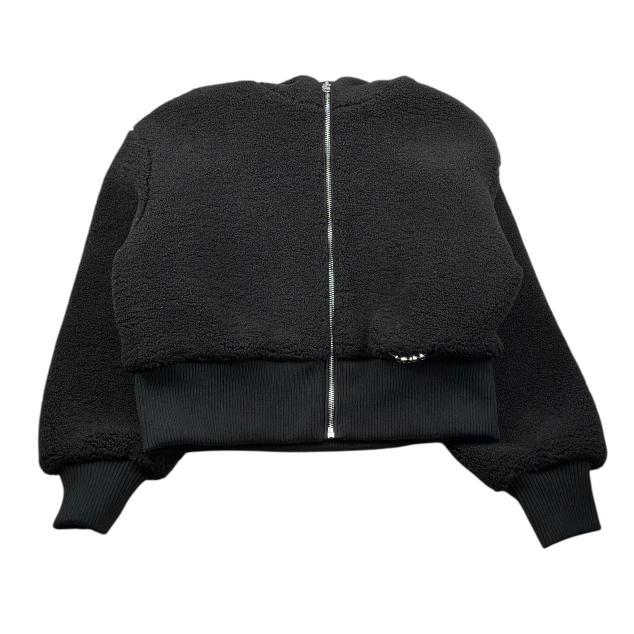 Liu Jo giubbino tinta unita Teddy con Cappuccio Nero per Bambina GF5066 NERO LIU JO 