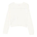 Liu Jo Maglia Girocollo tinta unita con Logo Panna per Bambina GF5089XX PANNA LIU JO 