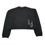 Liu Jo Maglia Girocollo tinta unita con Logo Nero per Bambina GF5089XXXX NERO LIU JO 