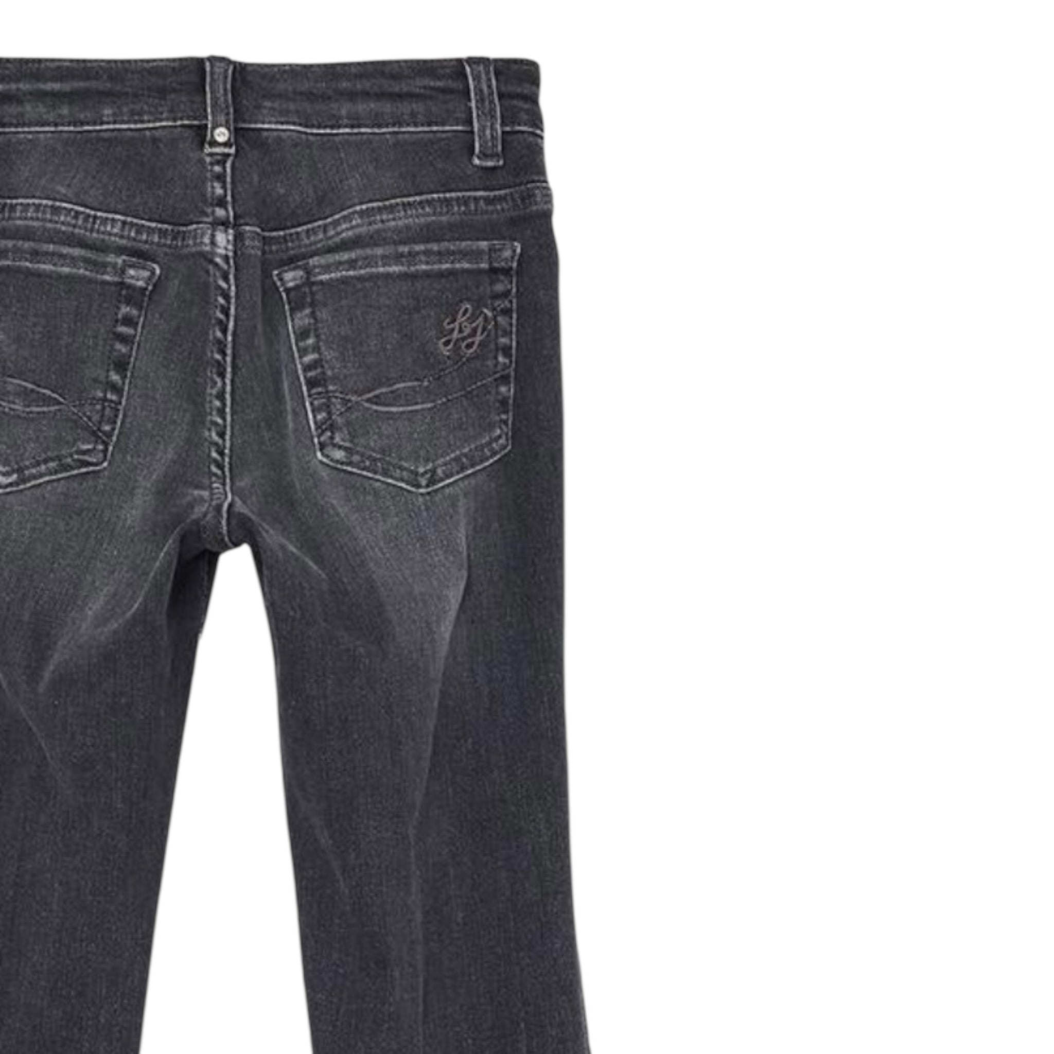 Liu Jo Jeans tinta unita Modello A Zampa Grigio per Bambina GF5120 GRIGIO LIU JO 