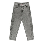 Liu Jo Jeans tinta unita con Brillantini Nero per Bambina GF5123 NERO LIU JO 