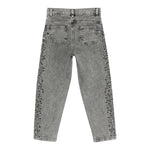 Liu Jo Jeans tinta unita con Brillantini Nero per Bambina GF5123 NERO LIU JO 