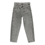 Liu Jo Jeans tinta unita con Brillantini Nero per Bambina GF5123X NERO LIU JO 