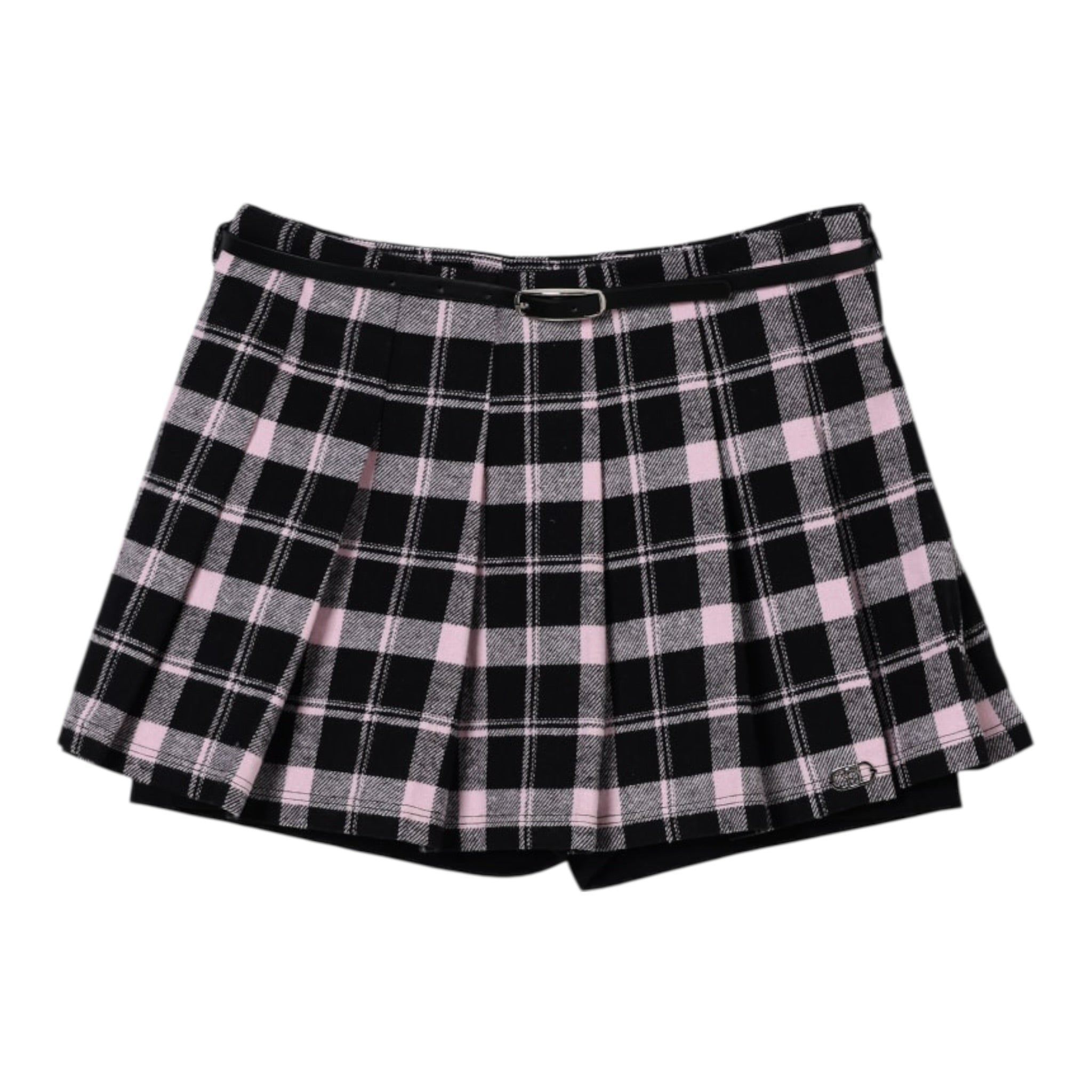 Liu Jo Gonna Fantasia Quadri con Short Nero per Bambina GF5138 NERO LIU JO 