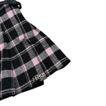 Liu Jo Gonna Fantasia Quadri con Short Nero per Bambina GF5138 NERO LIU JO 