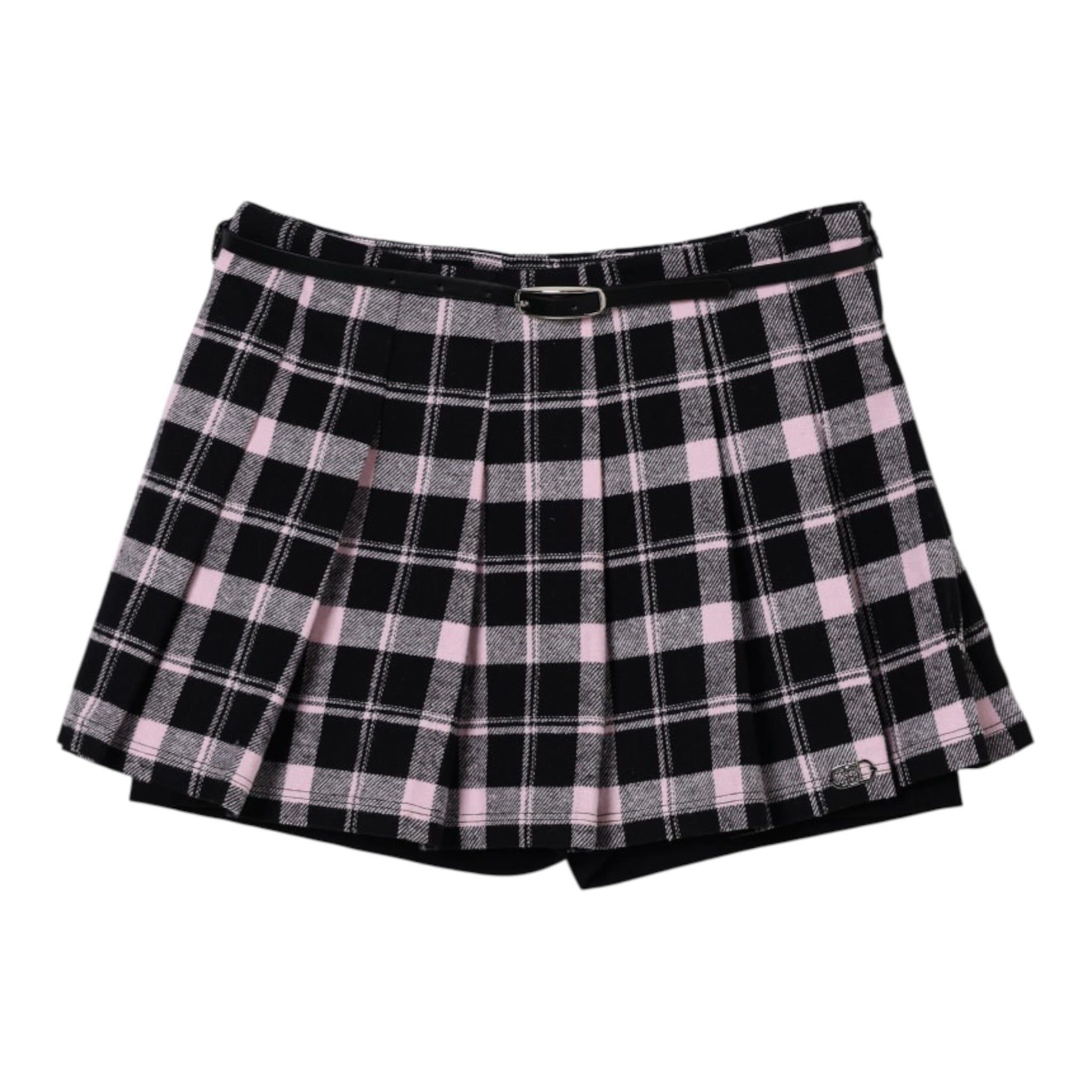 Liu Jo Gonna Fantasia Quadri con Short Nero per Bambina GF5138X NERO LIU JO 