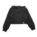 Liu Jo Felpa tinta unita con Cappuccio Nero per Bambina GF5147 NERO LIU JO 