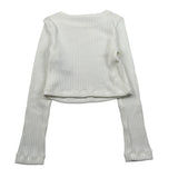 Liu Jo Maglia Girocollo tinta unita Panna per Bambina GF5177 PANNA LIU JO 