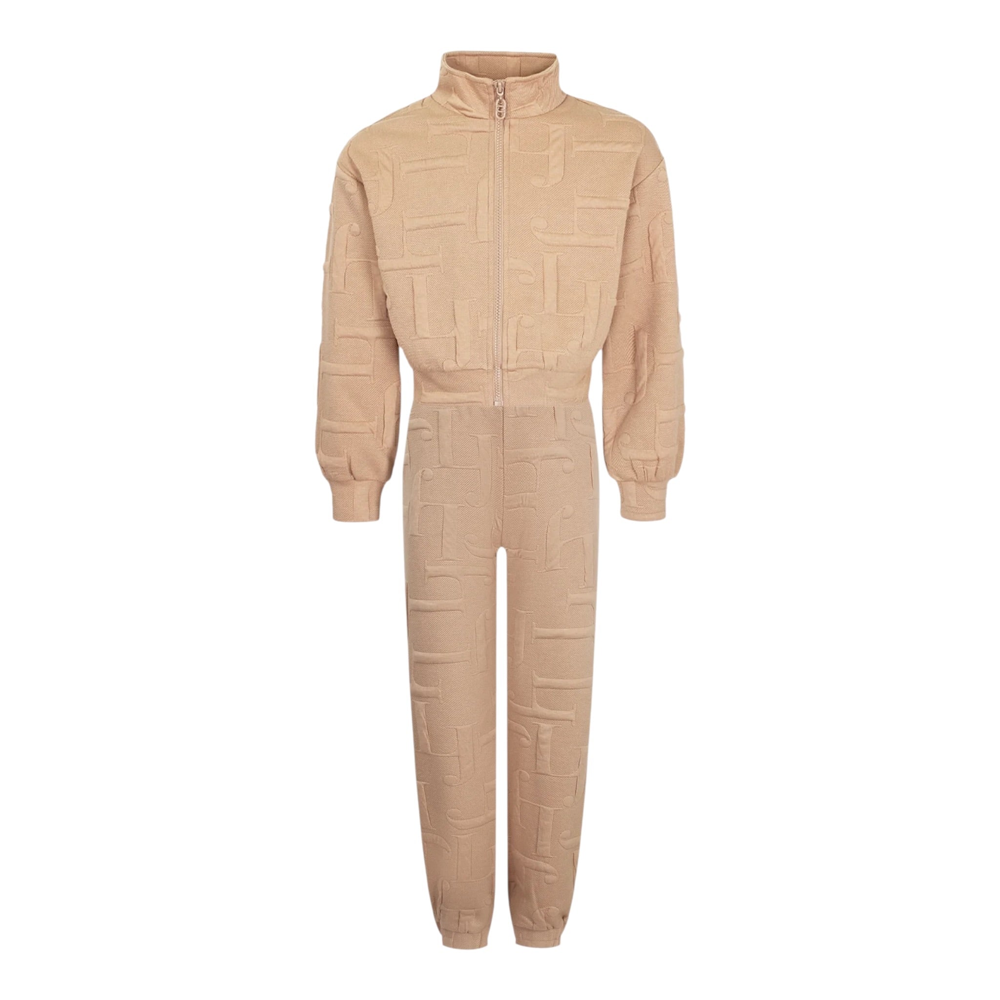 Liu Jo Completo 2 Pezzi Feloa-Pantalone tinta unita Cammello per Bambina GF5195 CAMMELLO LIU JO 
