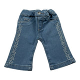 Liu Jo Jeans tinta unita Modello Zampa Azzurro per Neonata HA5067 AZZURRO LIU JO 