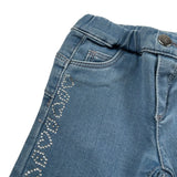 Liu Jo Jeans tinta unita Modello Zampa Azzurro per Neonata HA5067 AZZURRO LIU JO 