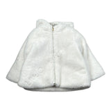 Liu Jo Giubbino tinta unita con Zip Cappuccio Bianco per Neonata HF3016 BIANCO LIU JO 