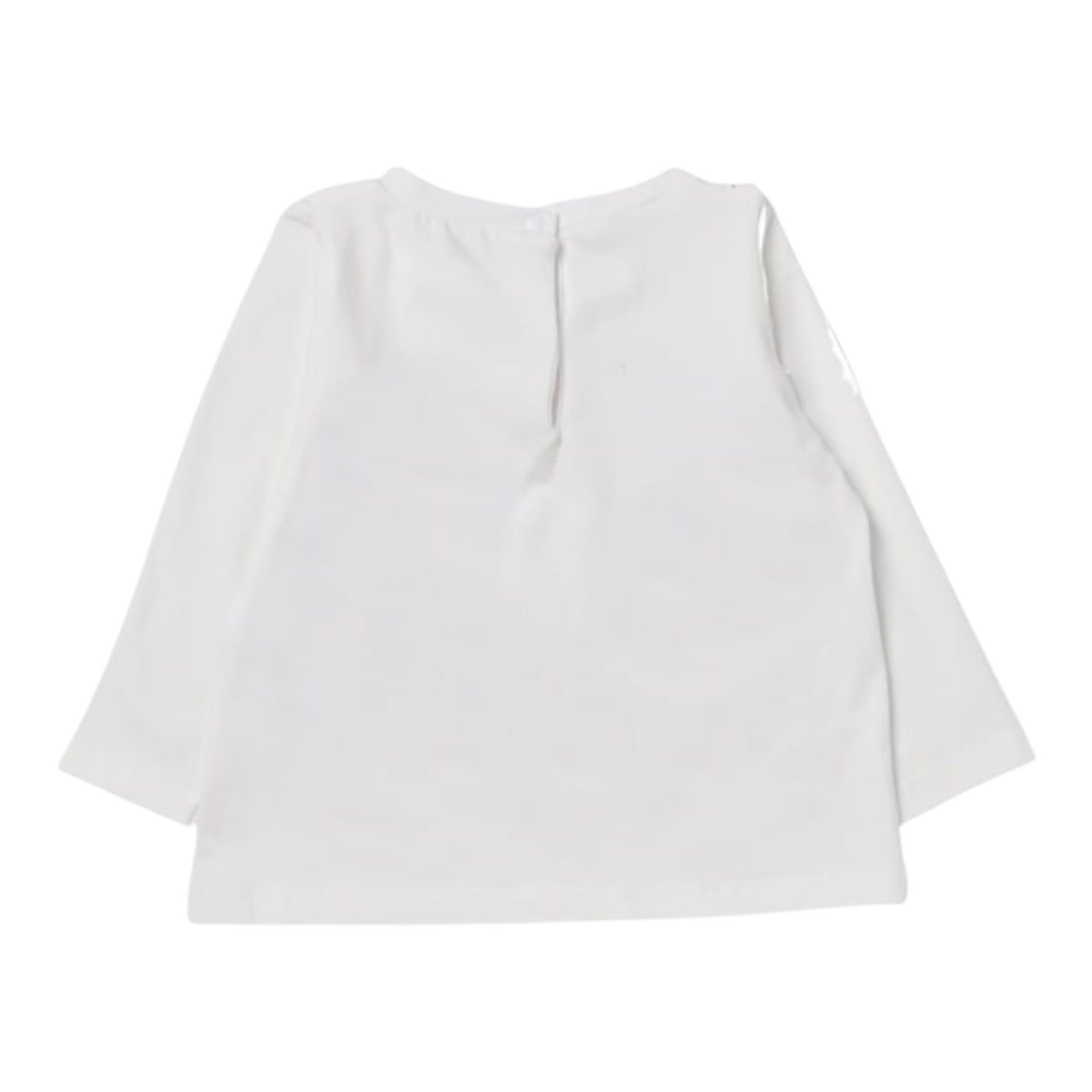 Liu Jo Shirt tinta unita con Stampa Bianco per Neonata HF3035 BIANCO LIU JO 