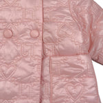 Liu Jo Giubbino tinta unita con Cappuccio E Bottoni Rosa per Neonata HF4006 ROSA LIU JO 