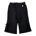 Liu Jo Pantalone tinta unita con Fiocchi Nero per Neonata HF4085 NERO LIU JO 