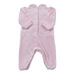Liu Jo Set Tutina tinta unita In Velluto-Cappello Rosa per Neonata HF5001 ROSA LIU JO 