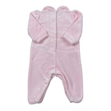 Liu Jo Set Tutina tinta unita In Velluto-Cappello Rosa per Neonata HF5001 ROSA LIU JO 