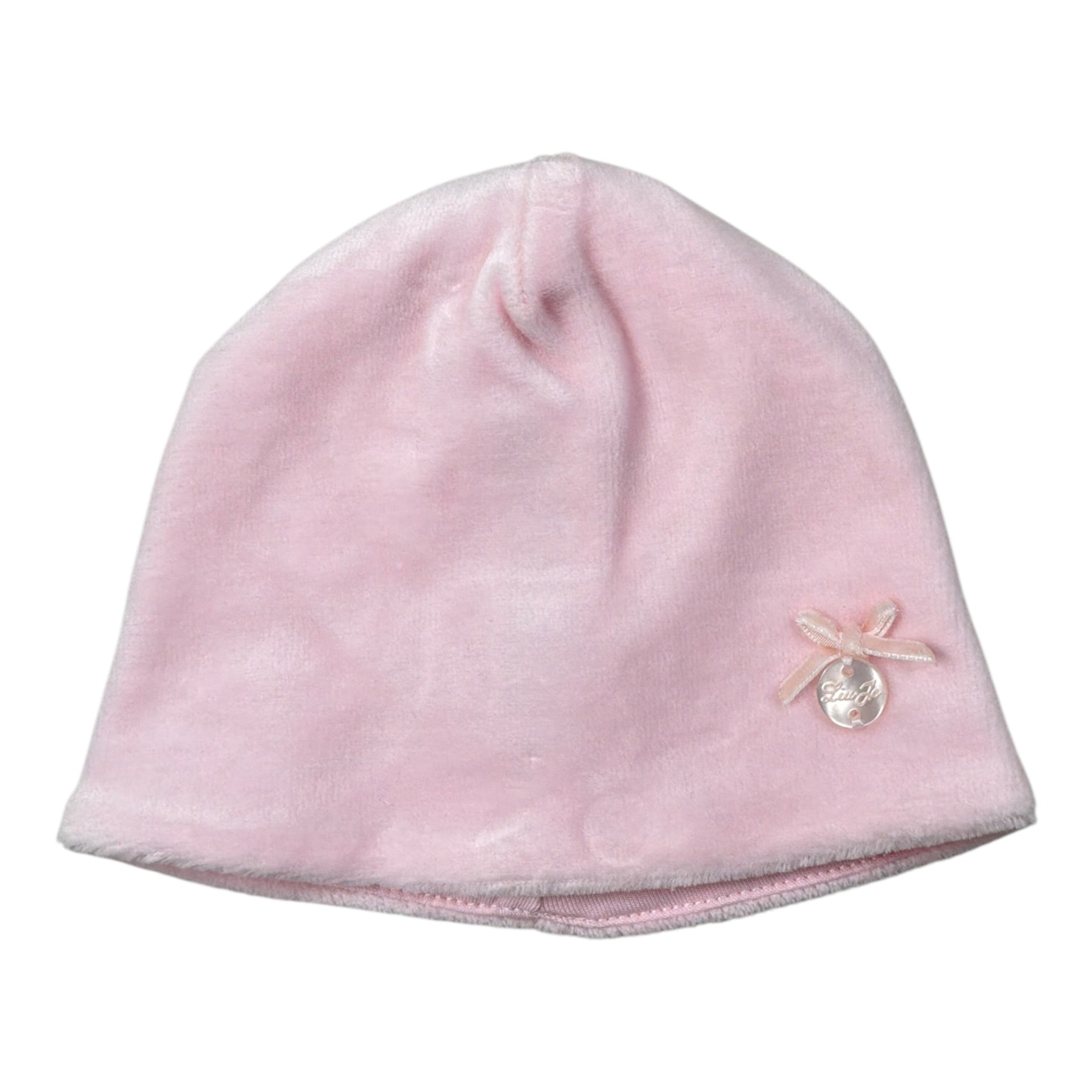 Liu Jo Set Tutina tinta unita In Velluto-Cappello Rosa per Neonata HF5001 ROSA LIU JO 