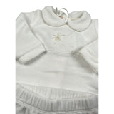 Liu Jo Completo 2 Pezzi Maglia-Ghettina In Ciniglia Bianco per Neonata HF5002 BIANCO LIU JO 