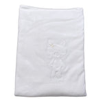 Liu Jo Coperta tinta unita con Stampa Bianco per Neonata HF5003 BIANCO LIU JO 