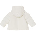 Liu Jo Giubbino tinta unita con Zip E Cappuccio Bianco per Neonata HF5014 BIANCO LIU JO 