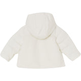 Liu Jo Giubbino tinta unita con Zip E Cappuccio Bianco per Neonata HF5014 BIANCO LIU JO 
