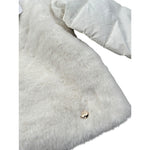 Liu Jo Giubbino tinta unita con Zip E Cappuccio Bianco per Neonata HF5014 BIANCO LIU JO 