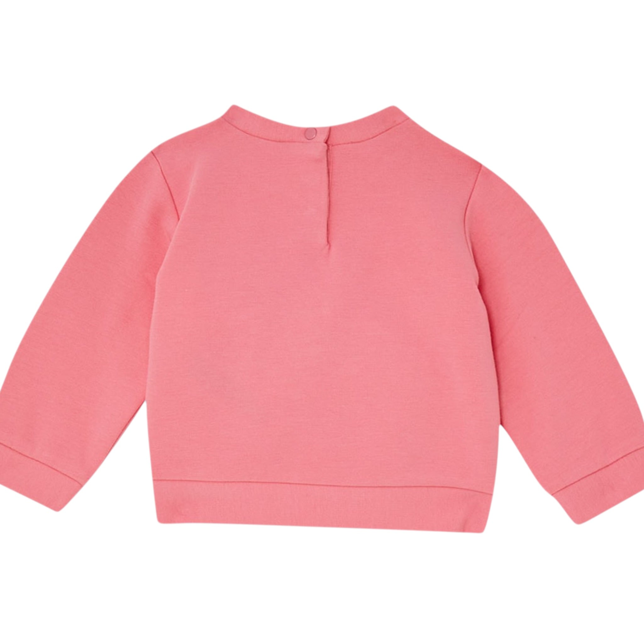 Liu Jo Felpa Chiusa Girocollo tinta unita Rosa per Neonata HF5018X ROSA LIU JO 