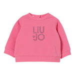 Liu Jo Felpa Chiusa Girocollo tinta unita Rosa per Neonata HF5018XXX ROSA LIU JO 