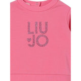 Liu Jo Felpa Chiusa Girocollo tinta unita Rosa per Neonata HF5018XXX ROSA LIU JO 
