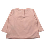 Liu Jo Shirt tinta unita Girocollo con Brillantini Rosa per Neonata HF5025R ROSA LIU JO 