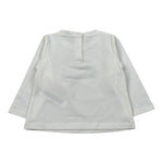 Liu Jo Shirt Girocollo tinta unita con Brillantini Bianco per Neonata HF5026J00 BIANCO LIU JO 