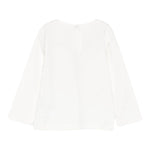 Liu Jo Shirt Girocollo tinta unita con Brillantini Panna per Neonata HF5026X PANNA LIU JO 