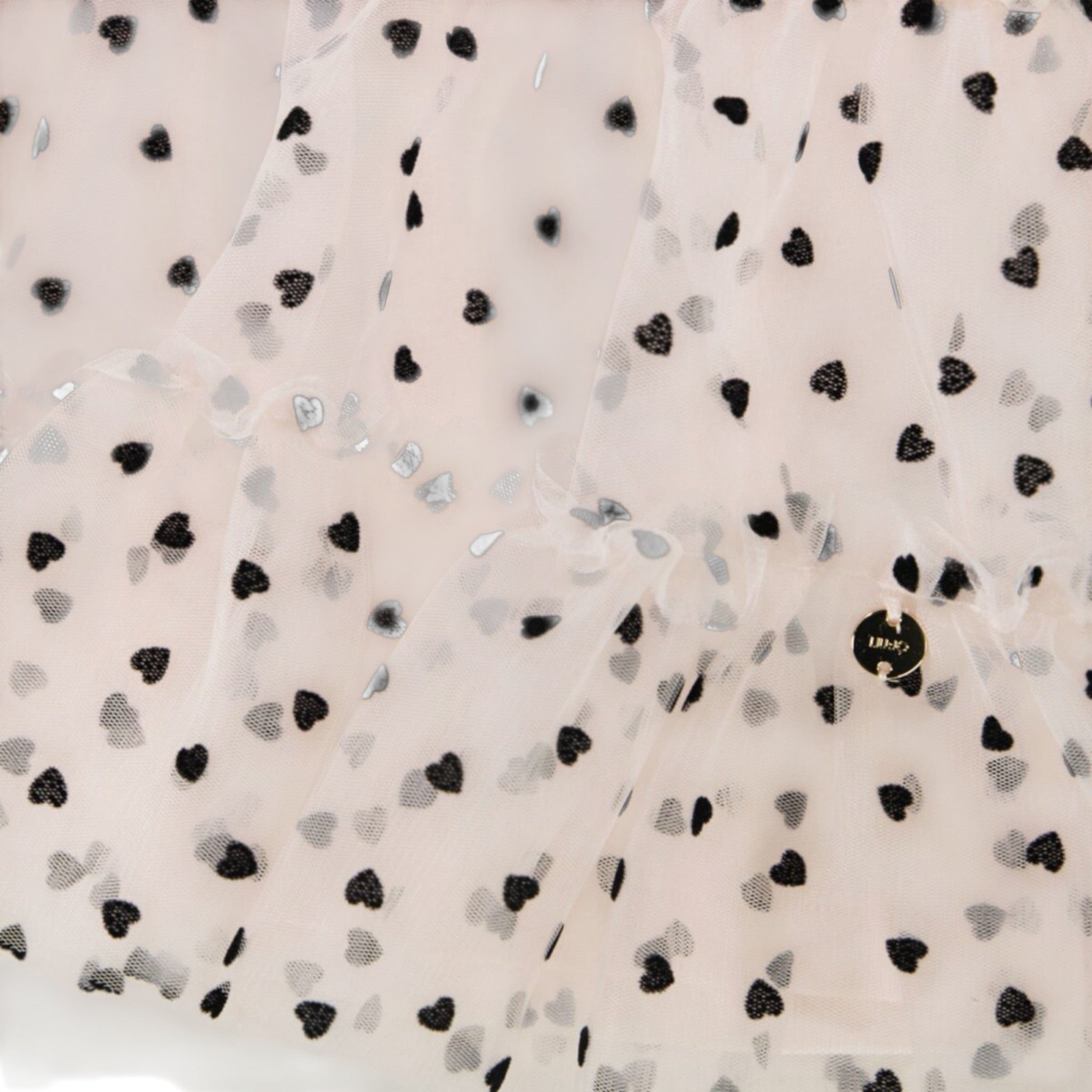 Liu Jo Abito tinta unita con Pois Rosa per Neonata HF5028 ROSA LIU JO 