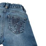 Liu Jo Jeans tinta unita con Elastico In Vita Blu per Neonata HF5031 BLU LIU JO 