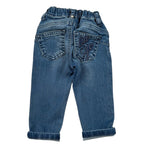 Liu Jo Jeans tinta unita con Elastico In Vita Blu per Neonata HF5031X BLU LIU JO 